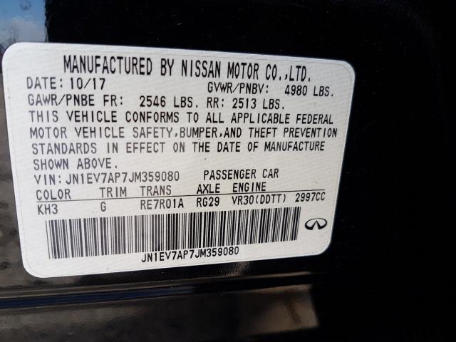 2018 INFINITI Q50 JN1EV7AP7JM359080