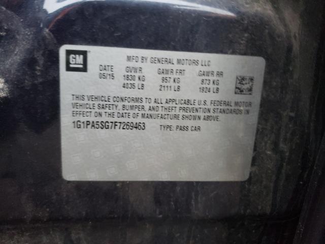 2015 CHEVROLET CRUZE LS 1G1PA5SG7F7269463