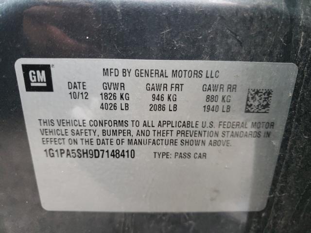 2013 CHEVROLET CRUZE LS 1G1PA5SH9D7148410