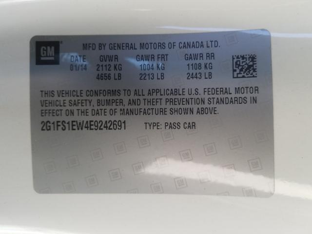 2014 CHEVROLET CAMARO SS 2G1FS1EW4E9242691