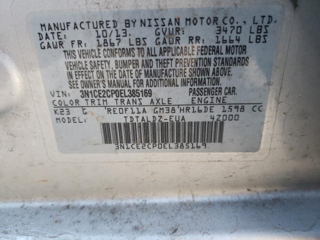 2014 NISSAN VERSA NOTE 3N1CE2CP0EL385169