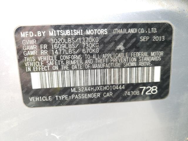 2014 MITSUBISHI MIRAGE ES ML32A4HJXEH010444