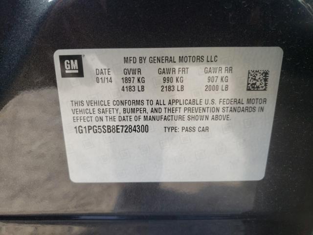 2014 CHEVROLET CRUZE LTZ 1G1PG5SB8E7284300