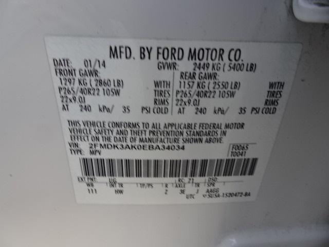 2014 FORD EDGE SPORT 2FMDK3AK0EBA34034