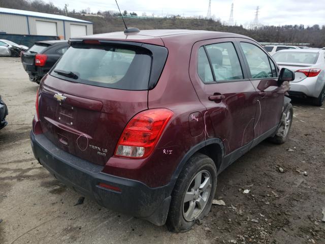2016 CHEVROLET TRAX LS 3GNCJNSB4GL254935