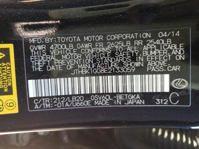 2014 LEXUS ES 350 JTHBK1GG8E2133059