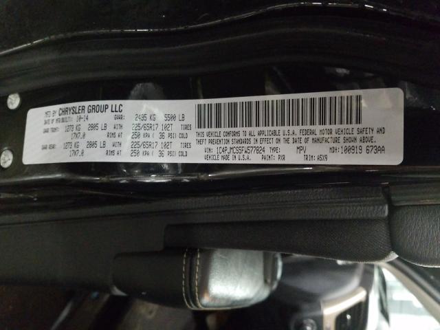 2015 JEEP CHEROKEE L 1C4PJMCS5FW577824
