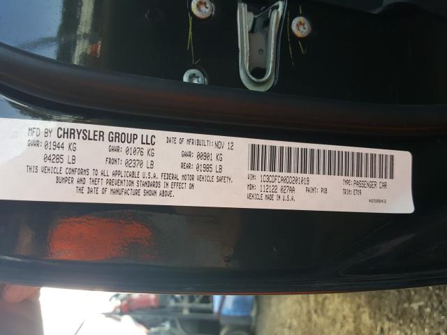 2013 DODGE DART LIMIT 1C3CDFCA0DD201019