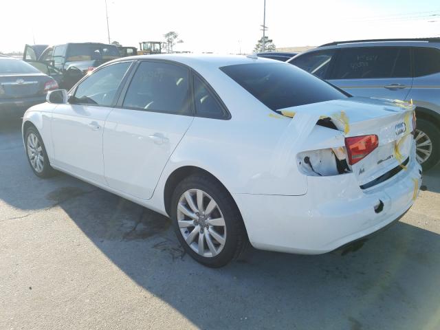 2014 AUDI A4 PREMIUM WAUAFAFL8EN010146