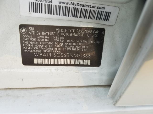 2011 BMW 328 I SULE - WBAPH5G56BNM71868