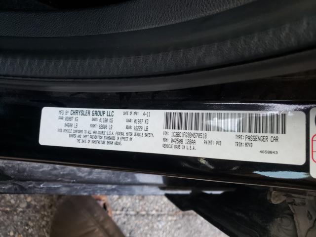 2011 CHRYSLER 200 TOURIN 1C3BC1FG9BN570518