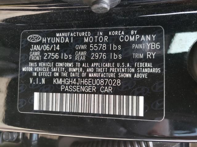 2014 HYUNDAI EQUUS SIGN KMHGH4JH6EU087028