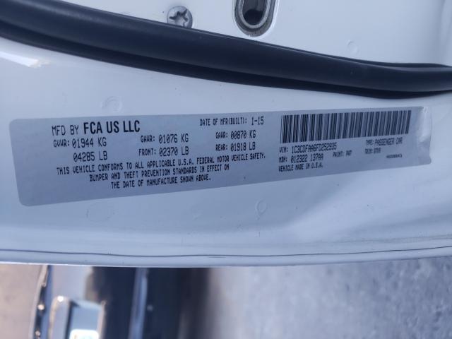 2015 DODGE DART SE 1C3CDFAA6FD252935