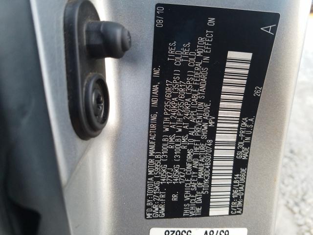 2011 TOYOTA SIENNA XLE - 5TDYK3DC4BS070748