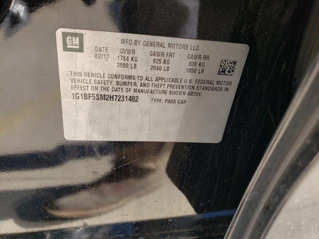 2017 CHEVROLET CRUZE PREM 1G1BF5SM2H7231482