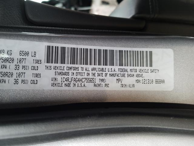 2017 JEEP GRAND CHER 1C4RJFAG4HC755651