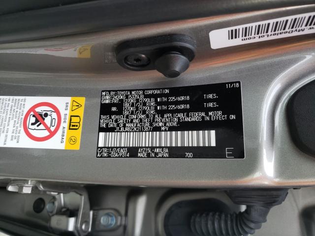 2019 LEXUS NX 300H JTJBJRBZ2K2113877