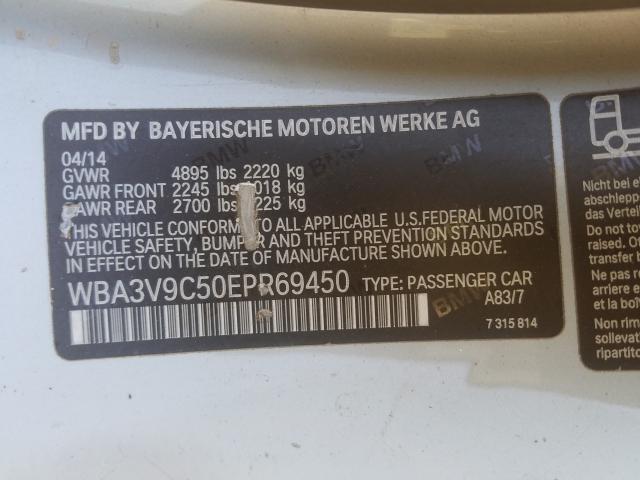 2014 BMW 428 XI WBA3V9C50EPR69450