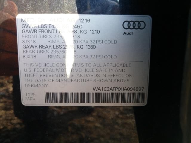 VIN WA1C2AFP0HA094897 2017 Audi Q5, Premium no.10