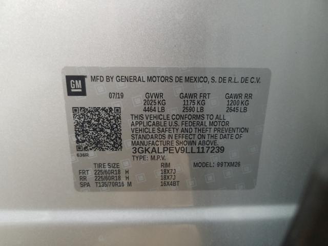 2020 GMC TERRAIN SL 3GKALPEV9LL117239