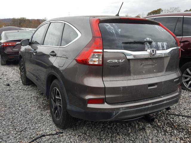 2016 HONDA CR-V SE 2HKRM3H40GH563647