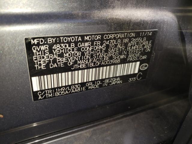 2015 LEXUS GS 350 JTHBE1BL0FA003988