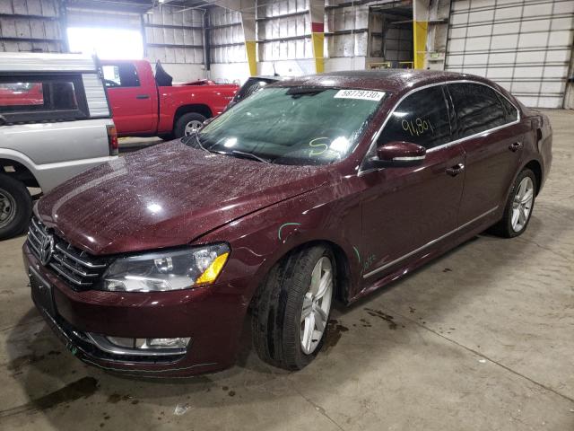 2013 VOLKSWAGEN PASSAT SEL 1VWCN7A36DC016639
