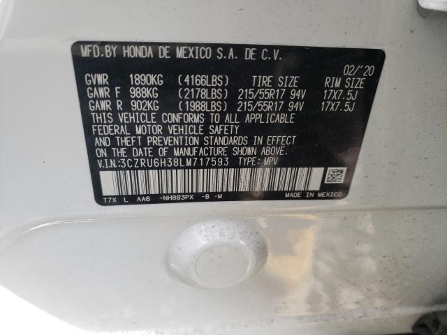 2020 HONDA HR-V LX 3CZRU6H38LM717593