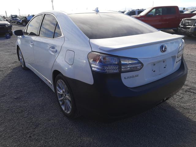 2010 LEXUS HS 250H JTHBB1BA3A2001727