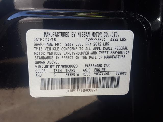 2016 INFINITI Q70L 3.7 JN1BY1PP7GM630923