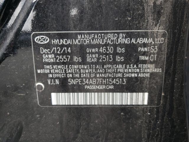 2015 HYUNDAI SONATA SPO 5NPE34AB7FH154513