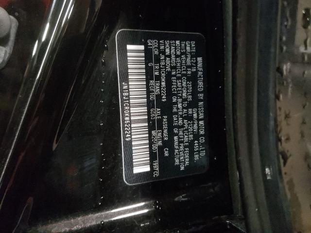 2019 NISSAN ROGUE SPOR JN1BJ1CR0KW622249