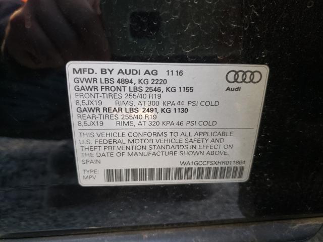 2017 AUDI Q3 PRESTIG WA1GCCFSXHR011864