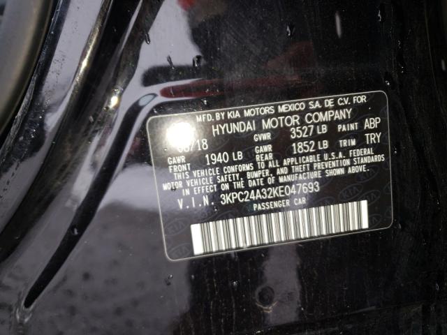 2019 HYUNDAI ACCENT SE 3KPC24A32KE047693