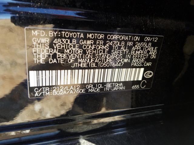 2013 LEXUS GS 350 JTHBE1BL1D5016447