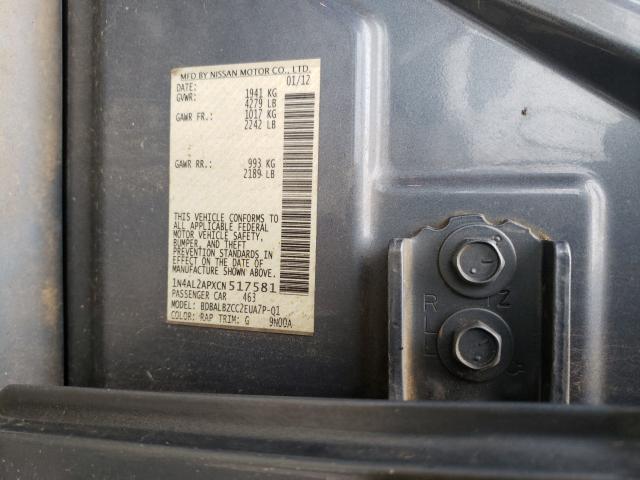 2012 NISSAN ALTIMA BAS 1N4AL2APXCN517581