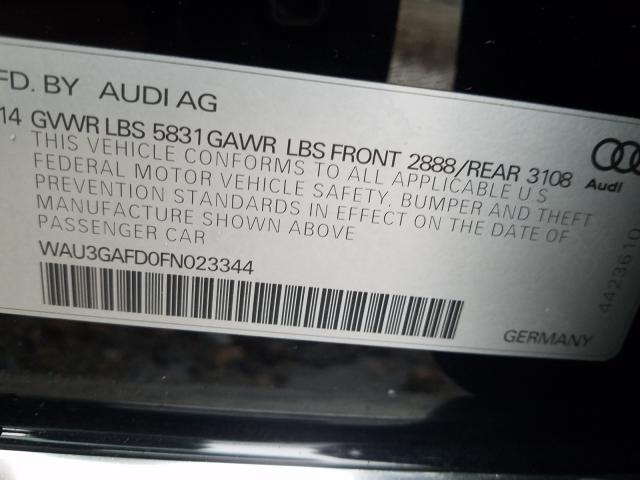 2015 AUDI A8 L QUATT WAU3GAFD0FN023344