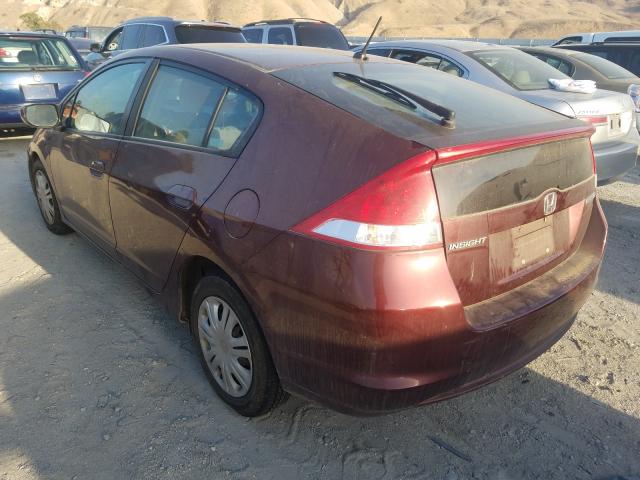 2011 HONDA INSIGHT JHMZE2H31BS007550