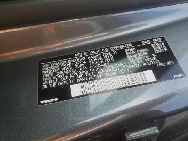 2017 VOLVO V90 CROSS YV4A22NL6H1007857