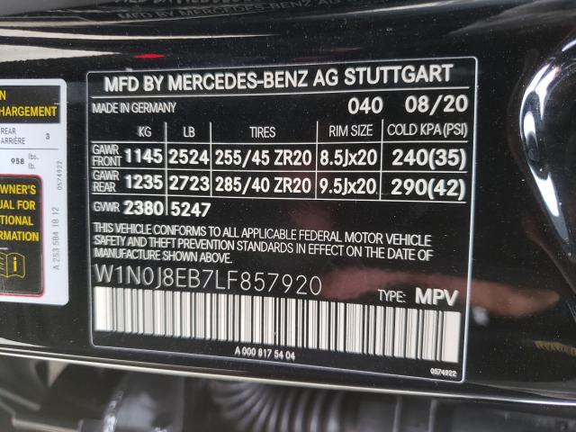 2020 MERCEDES-BENZ GLC COUPE W1N0J8EB7LF857920