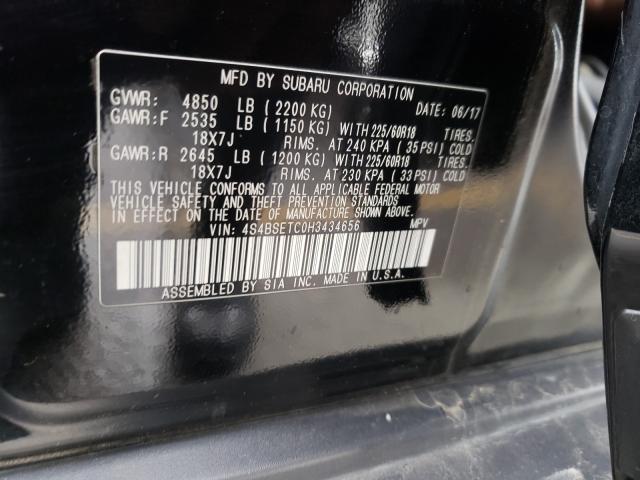 2017 SUBARU OUTBACK TO 4S4BSETC0H3434656