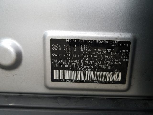 2013 SUBARU OUTBACK 3. 4S4BRDJC8D2200113