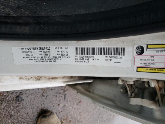 2010 DODGE AVENGER SX 1B3CC4FB8AN115228