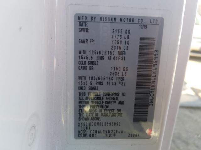 2020 NISSAN NV 200 2.5 3N6CM0KN6LK695993