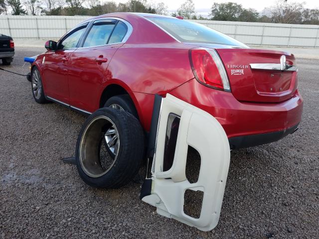 2010 LINCOLN MKS 1LNHL9DR8AG604357