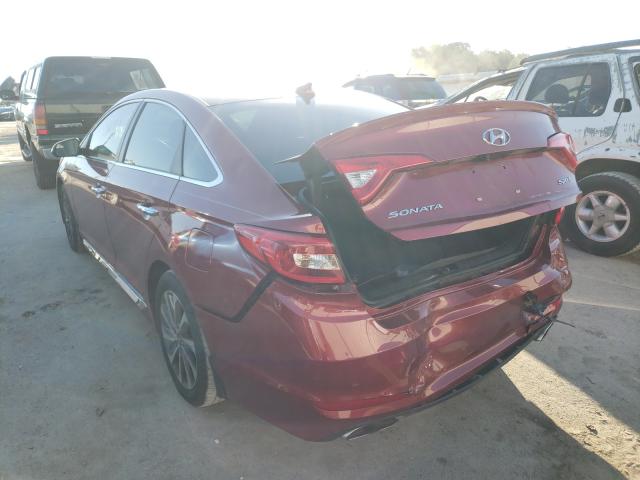 2016 HYUNDAI SONATA SPO 5NPE34AFXGH393879