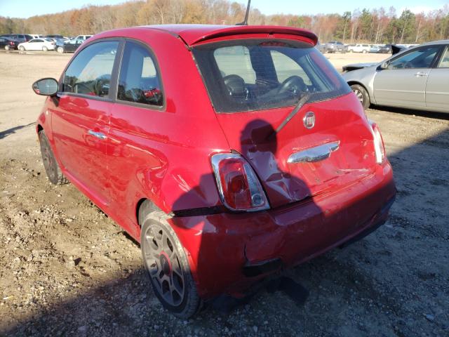 2012 FIAT 500 SPORT 3C3CFFBR2CT105032