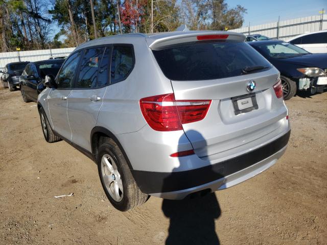 2012 BMW X3 XDRIVE2 5UXWX5C51CL721102