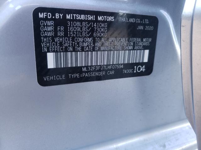 2020 MITSUBISHI MIRAGE G4 ML32F3FJ7LHF07594
