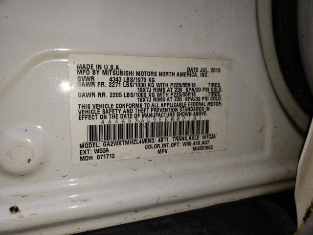 2014 MITSUBISHI OUTLANDER 4A4AR3AU5EE002181